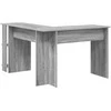 Kampinis rašomasis stalas Pilkas Sonoma 140 x 113,5 x 75 cm