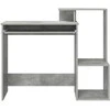 Stalas Betono pilka 106 x 41 x 88.5 cm Apdirbta mediena