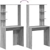 Stalas Pilkas Sonoma 78,5 x 37 x 154,5 cm Apdirbta mediena