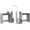 Stalas Pilkas Sonoma 106 x 41 x 88.5 cm Apdirbta mediena