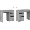 Stalas Pilkas Sonoma 90 x 37.5 x 75 cm Apdirbta mediena