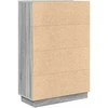 Stalas Pilkas Sonoma 71.5 x 31.5 x 106.5 cm Apdirbta mediena