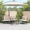 Sodo stalas Pilka 100 x 55 x 70 cm Medis