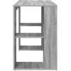 Stalas Pilkas Sonoma 130 x 50.5 x 75 cm Apdirbta mediena