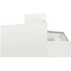 Sodo vazonas Balta 80 x 80 x 50 cm Šaltai valcuotas plienas