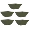 Sodo vazonas 5 pcs Alyvuogių žalia 35 x 35 x 15 cm