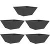 Sodo vazonas 5 pcs Juoda 35 x 35 x 15 cm