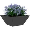 Sodo vazonas 5 vnt. Juoda 35 x 35 x 15 cm