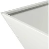 Sodo vazonas Balta 35 x 35 x 15 cm Šaltai valcuotas plienas