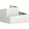 Sodo vazonas Balta 60 x 60 x 50 cm Šaltai valcuotas plienas