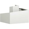 Sodo vazonas Balta 60 x 60 x 50 cm Šaltai valcuotas plienas