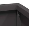Sodo vazonas Juoda 60 x 60 x 50 cm Šaltai valcuotas plienas