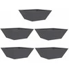 Sodo vazonas 5 pcs Antracitas 40 x 40 x 15 cm