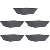 Sodo vazonas 5 pcs Antracitas 50 x 50 x 15 cm