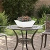 Sodo vazonas 5 pcs Balta 40 x 40 x 15 cm