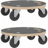 Transportavimo vežimėliai, 2vnt., 38x11,5cm, apskriti, 250kg