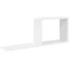 Plaukiojančios lentynos 2 pcs Balta 80 x 15 x 30 cm
