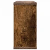 Plaukiojančios lentynos 2 pcs Dūminio ąžuolo 80 x 15 x 30 cm