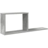 Plaukiojančios lentynos Betono pilka 80 x 15 x 30 cm