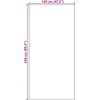 Durų kilimėlis Cianas ir Juodas 120 x 250 cm Poliamidas ir PVC