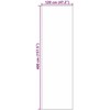 Durų kilimėlis Kita Juoda 120 x 400 cm Poliamidas ir PVC