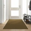 Durų kilimėlis Ruda ir juoda 120 x 400 cm 100% poliamidas