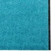 Durų kilimėlis Cianas ir Juodas 120 x 350 cm 100% poliamidas