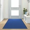 Durų kilimėlis Mėlyna ir juoda 120 x 350 cm Poliamidas ir PVC
