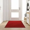 Durų kilimėlis Raudona ir Juoda 120 x 250 cm 100% poliamidas