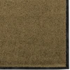 Durų kilimėlis Ruda ir juoda 120 x 250 cm 100% poliamidas