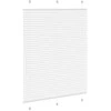 plisuota žaliuze balta 105x100 cm audinio plotis 104,4 cm