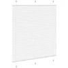 plisuota žaliuze balta 120x100 cm audinio plotis 119,4 cm