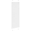 Plisuota žaliuze balta 45x150 cm audinio plotis 44,4 cm