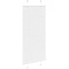 plisuota žaliuze balta 55x150 cm audinio plotis 54,4 cm