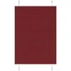 Plisuota žaliuze Bordo raudona 100x150 cm Audinio plotis 99,4cm