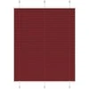 Plisuota žaliuze Bordo raudona 105x150 cm Audinio plotis