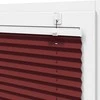 Plisuota žaliuze Bordo raudona 105x150 cm Audinio plotis