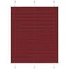 Plisuota žaliuze Bordo raudona 110x150 cm Audinio plotis