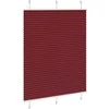 Plisuota žaliuze Bordo raudona 110x150 cm Audinio plotis