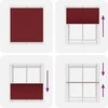 Plisuota žaliuze Bordo raudona 115x150 cm Audinio plotis