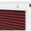Plisuota žaliuze Bordo raudona 115x150 cm Audinio plotis