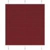 Plisuota žaliuze Bordo raudona 120x100 cm Audinio plotis