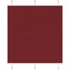 Plisuota žaliuze Bordo raudona 120x100 cm Audinio plotis