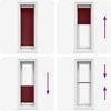 Plisuota žaliuze Bordo raudona 40x150 cm Audinio plotis 39,4 cm
