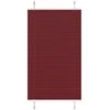 Plisuota žaliuze Bordo raudona 70x150 cm Audinio plotis 69,4 cm