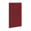Plisuota žaliuze Bordo raudona 70x150 cm Audinio plotis 69,4 cm