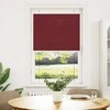 Plisuota žaliuze Bordo raudona 75x150 cm Audinio plotis 74,4 cm