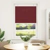 Plisuota žaliuze Bordo raudona 80x150 cm Audinio plotis 79,4 cm