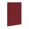 Plisuota žaliuze Bordo raudona 85x150 cm Audinio plotis 84,4 cm