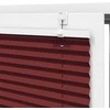 Plisuota žaliuze Bordo raudona 95x150 cm Audinio plotis 94,4 cm